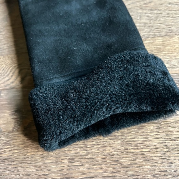 Genuine shearling midi coat - Picture 7 of 10